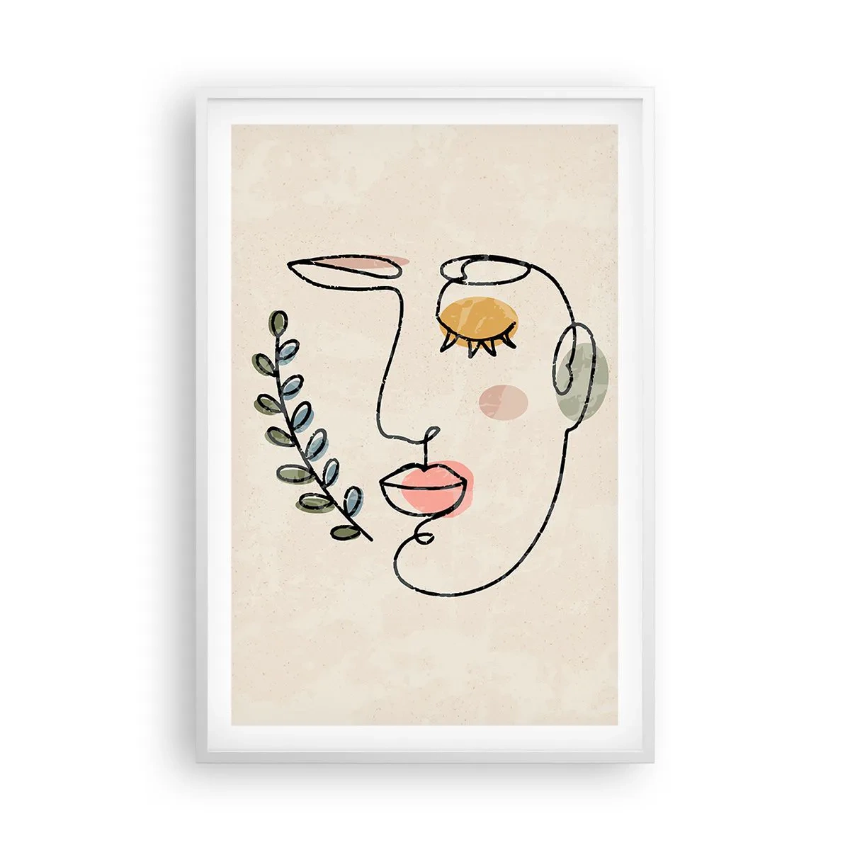 Affiche dans un cadre blanc - Poster - Paix retrouvée - 61x91 cm