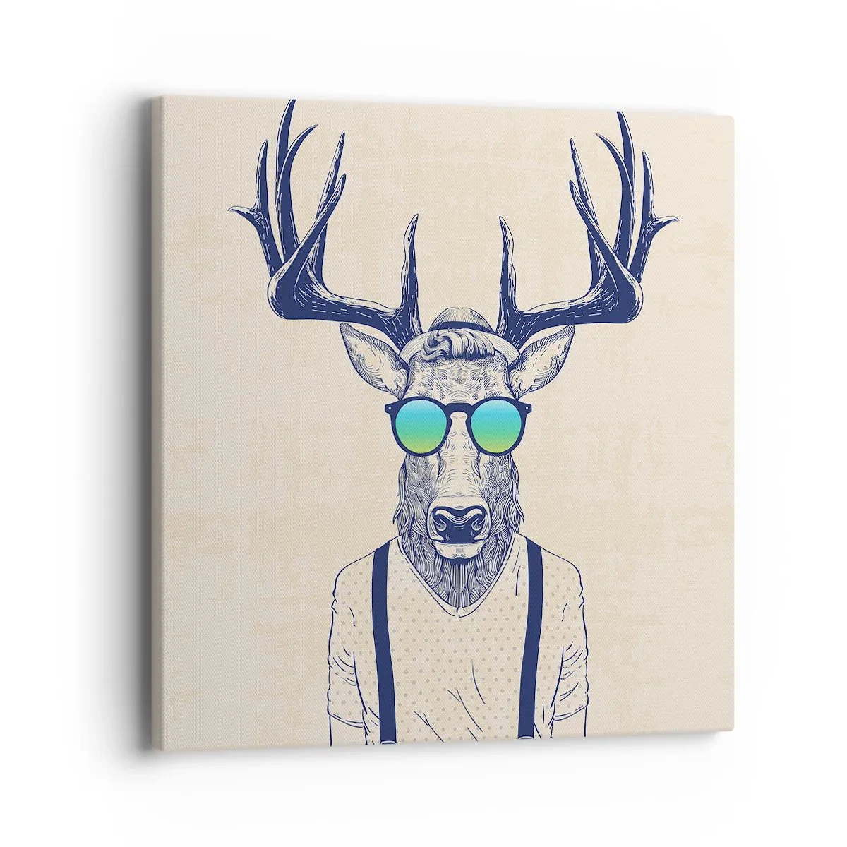 Impression sur toile - Image sur toile - A qui vous attendiez-vous ? - 40x40 cm