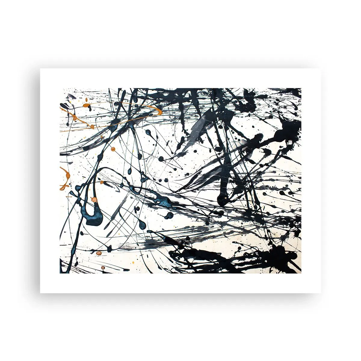 Affiche - Poster - Abstraction expressionniste - 50x40 cm
