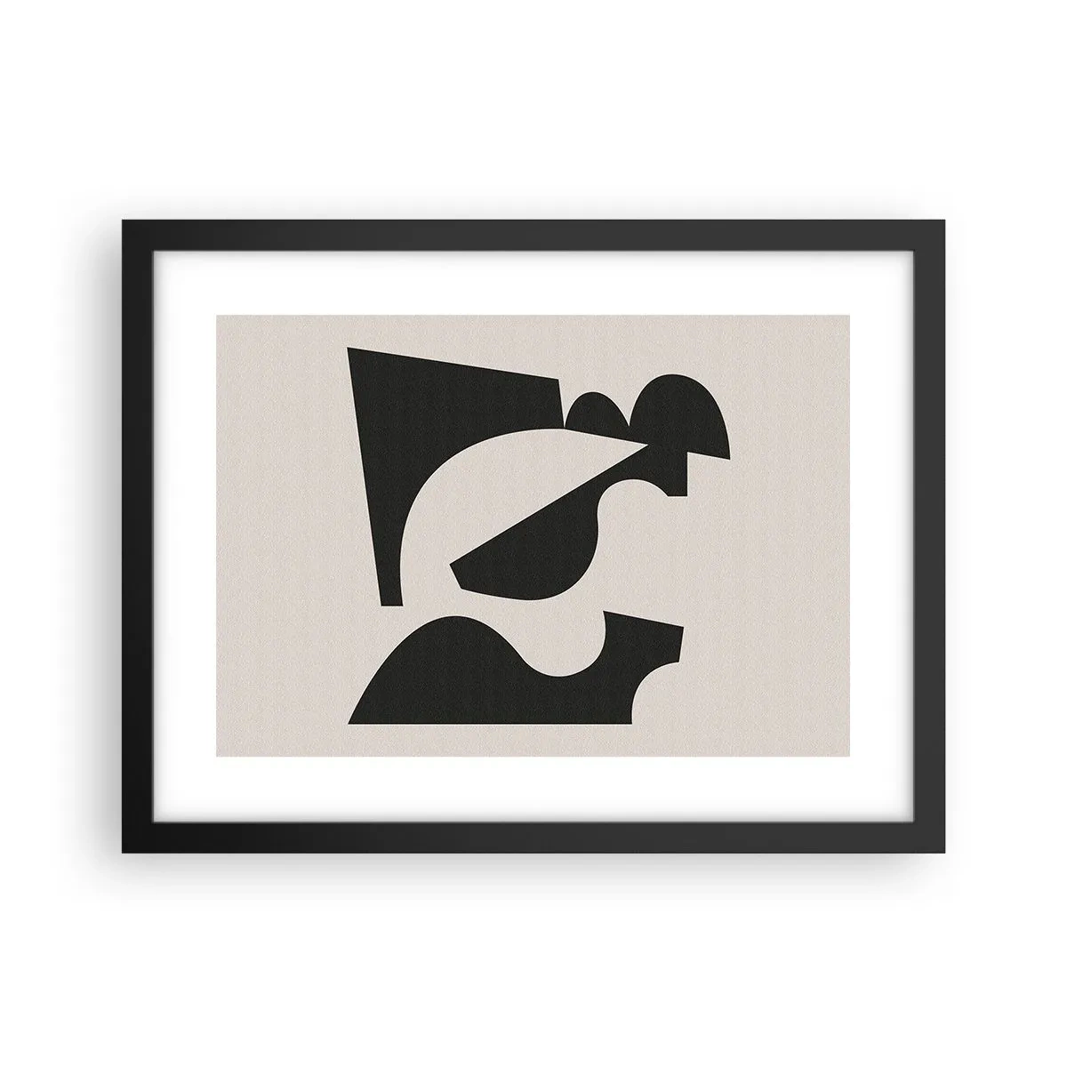 Affiche dans un cadre noir - Poster - À monter soi-même - 40x30 cm