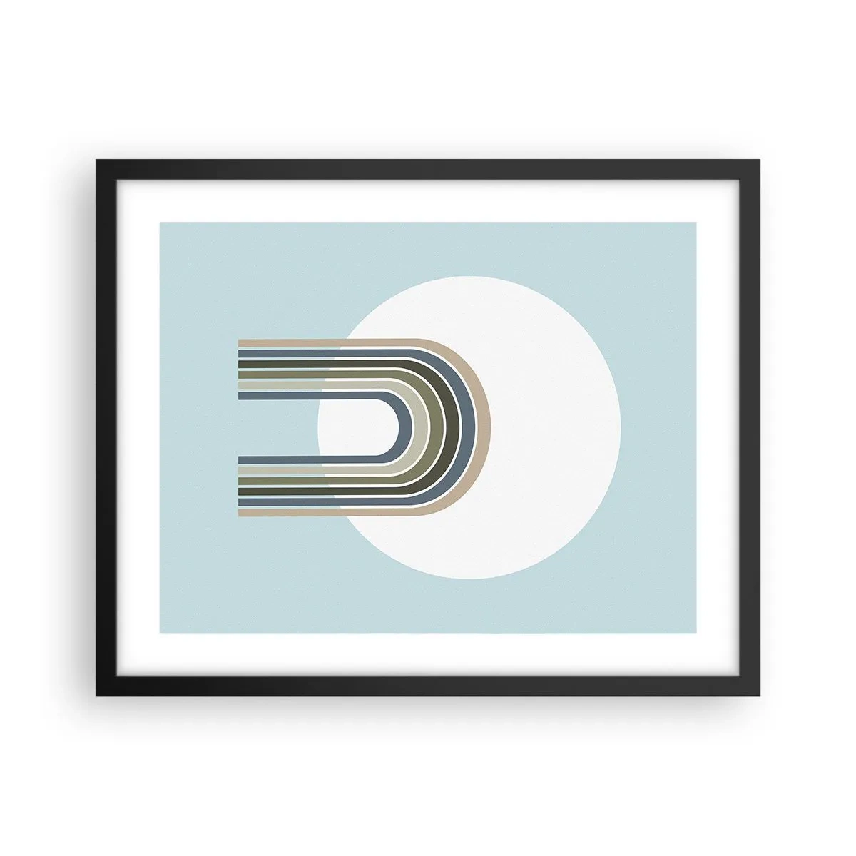 Affiche dans un cadre noir - Poster - Attraction irrésistible - 50x40 cm