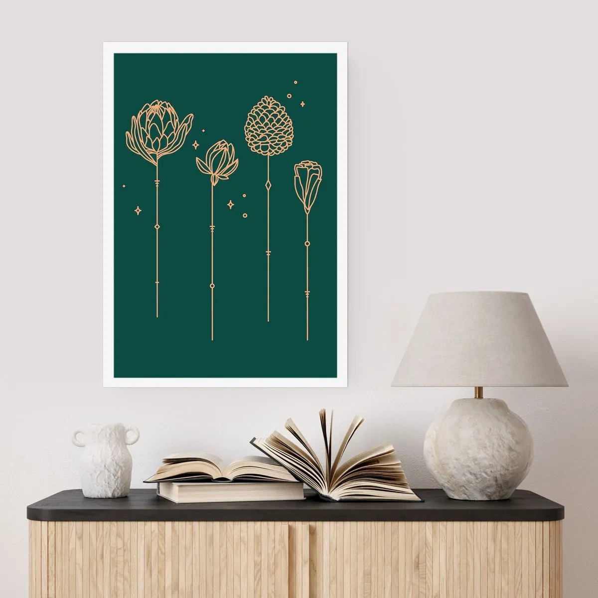 Affiche - Poster - La famille Plante - 30x40 cm