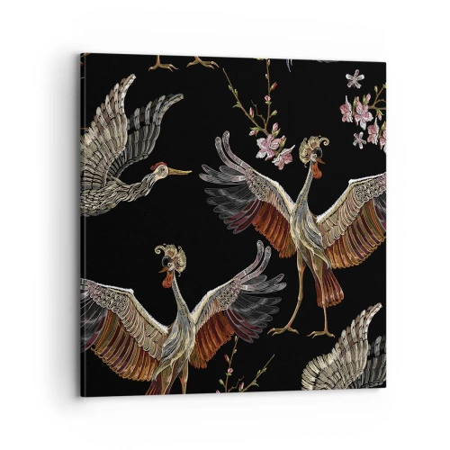 Impression sur toile - Image sur toile - Un oiseau de conte de fées - 70x70 cm