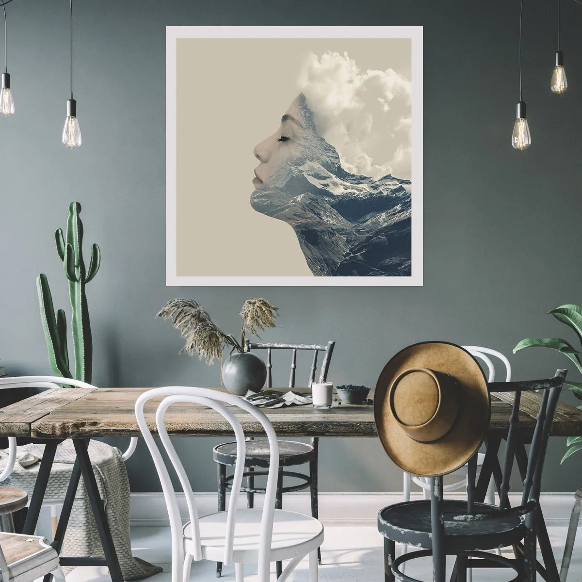 Affiche - Poster - La beauté des éléments - 50x50 cm