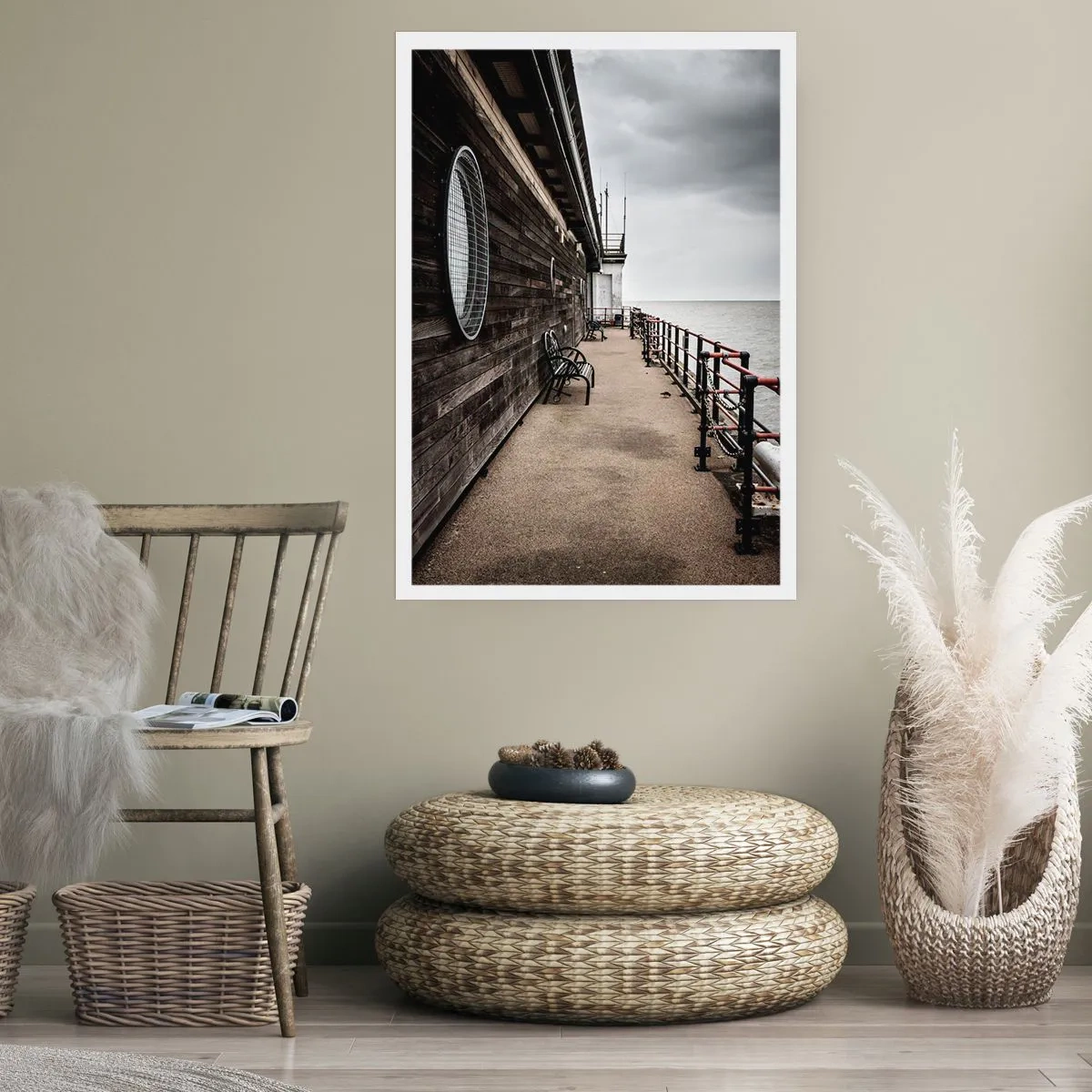 Affiche - Poster - Le temps s'est arrêté - 70x100 cm