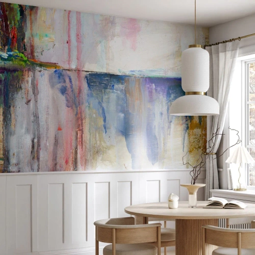 Papier peint sur mesure Premium Canvas - Impressions et associations colorées - Abstraction, Morceau, Peinture