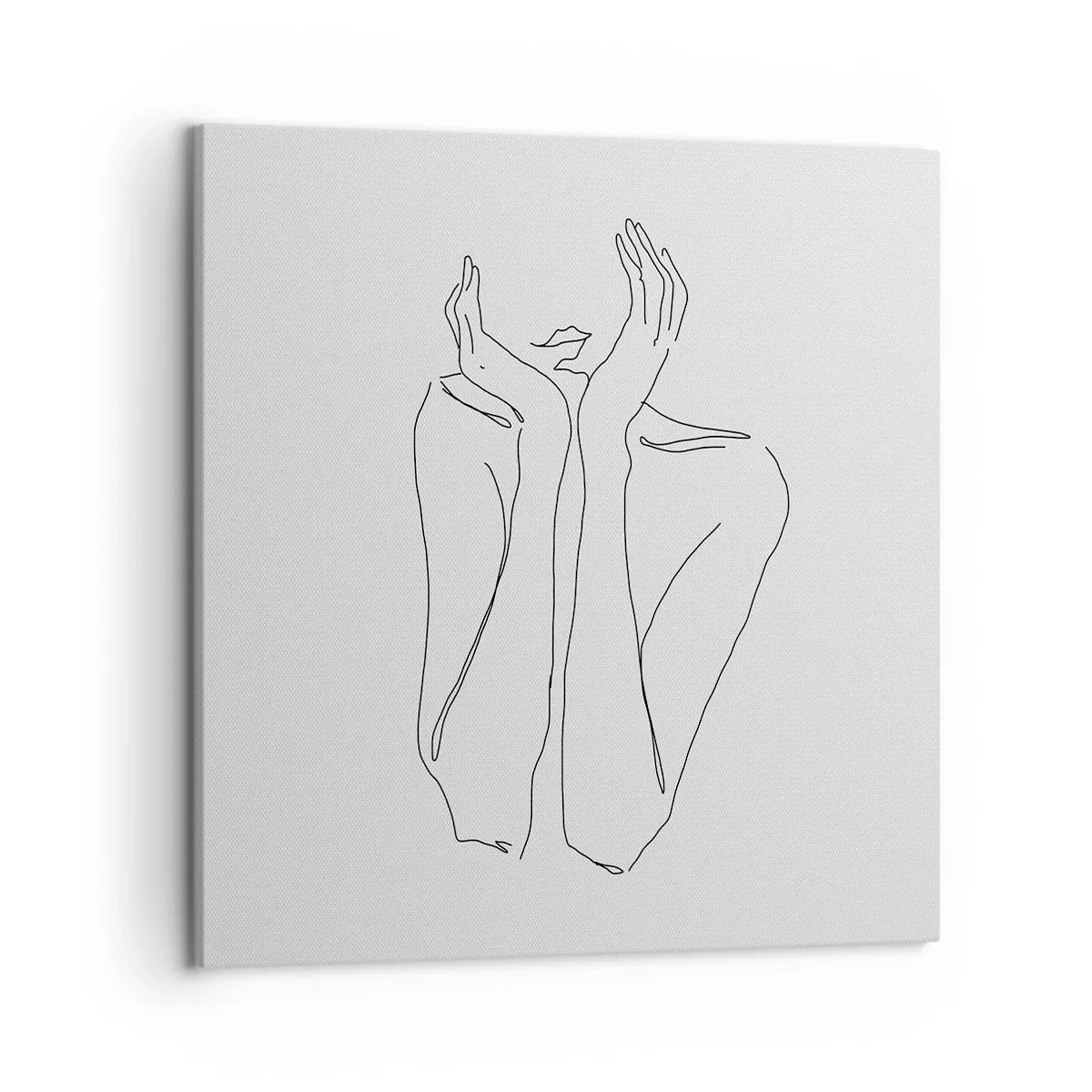 Impression sur toile - Image sur toile - De quoi rêvent les femmes - 50x50 cm