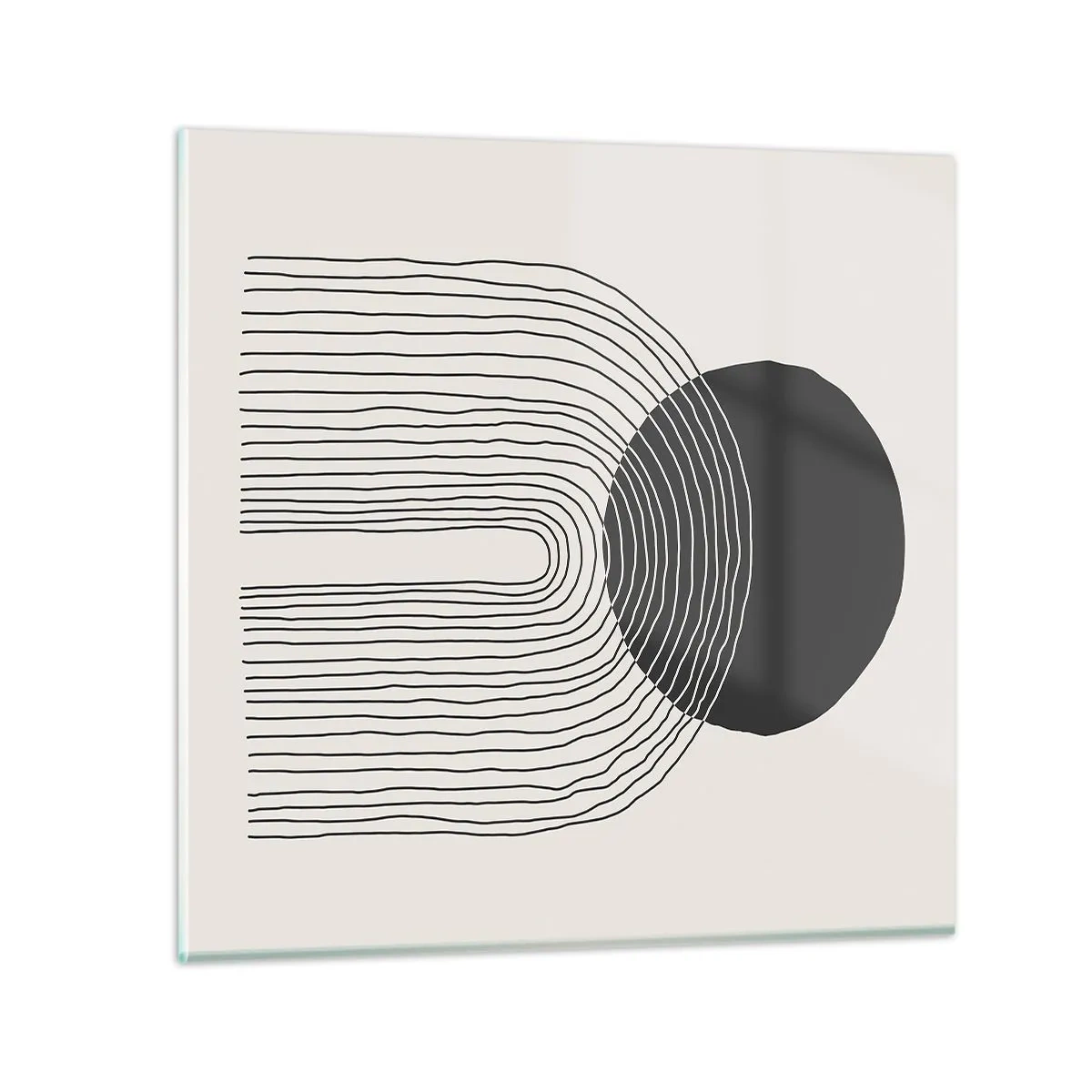 Impression sur verre - Image sur verre - Tremblement et confiance - 30x30 cm