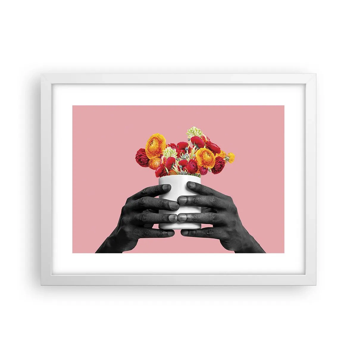 Affiche dans un cadre blanc - Poster - Apothéose de la vie - 40x30 cm