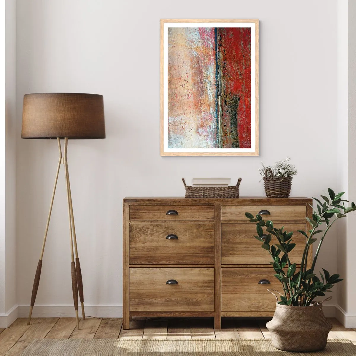 Affiche dans un chêne clair - Poster - C'est peut-être la mer - 70x100 cm