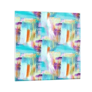 Impression sur verre - Image sur verre - Labyrinthe reluisant - 30x30 cm