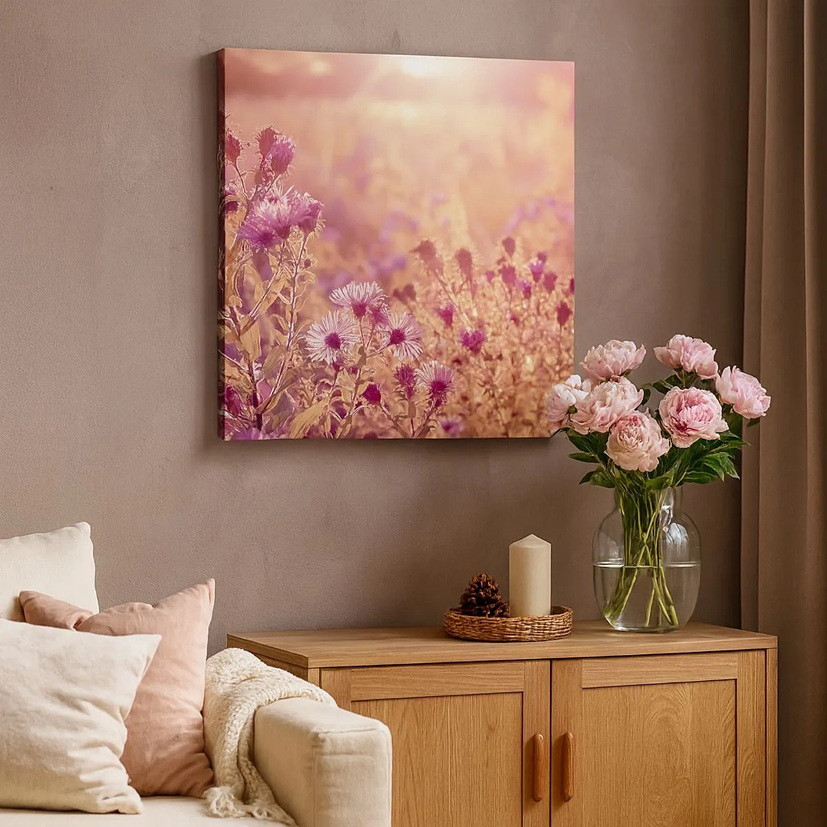 Impression sur toile - Image sur toile - Avant que l'été ne parte - 30x30 cm