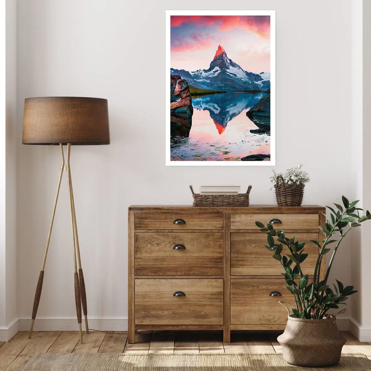 Affiche - Poster - Le coeur des montagnes est chaud - 61x91 cm