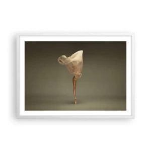 Affiche dans un cadre blanc - Poster - Il va bientôt s'envoler - 70x50 cm