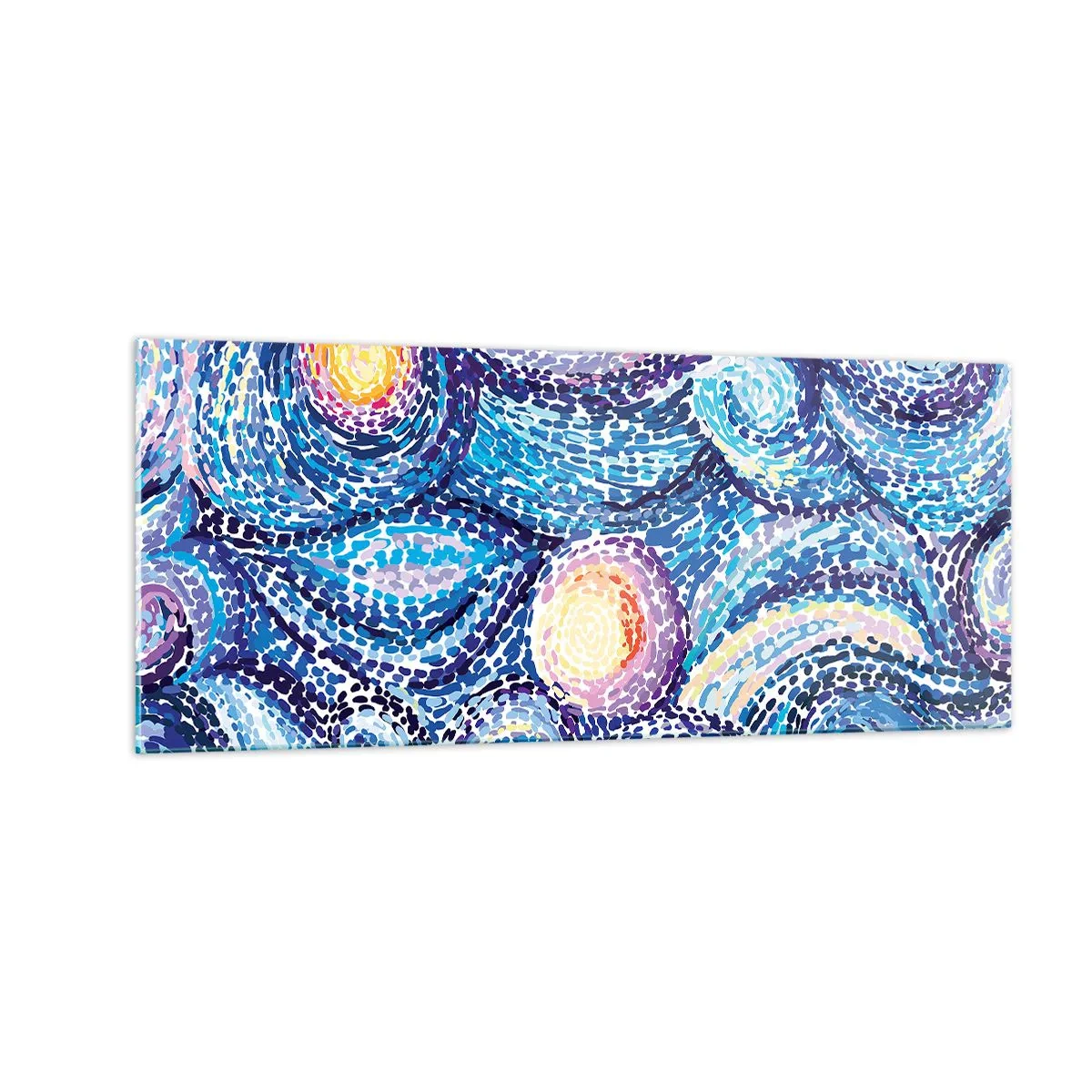 Impression sur verre - Image sur verre - D'après un tableau de van Gogh - 100x40 cm