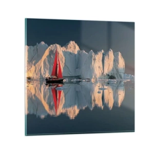 Impression sur verre - Image sur verre - Aux limites du monde - 60x60 cm