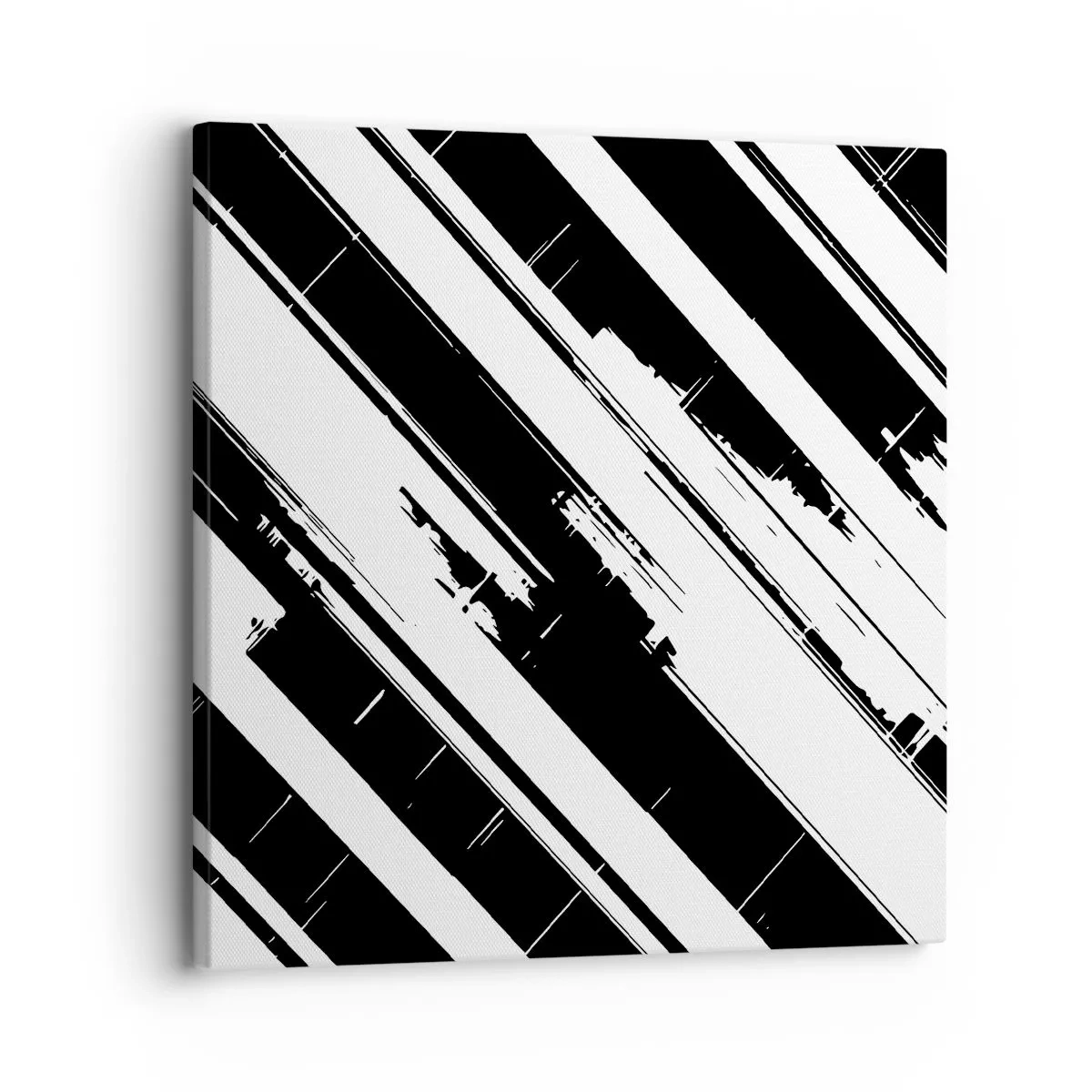 Impression sur toile - Image sur toile - Une composition intense et dynamique - 30x30 cm