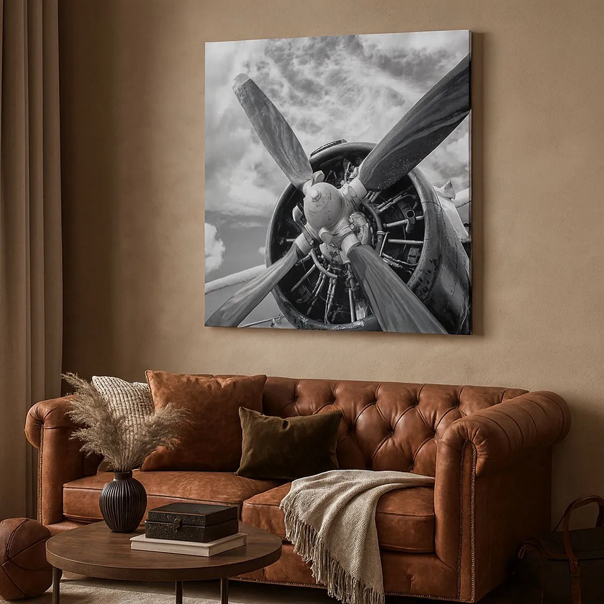 Impression sur toile - Image sur toile - Dompteur de ciel - 30x30 cm