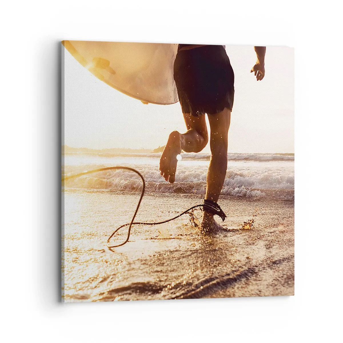 Impression sur toile - Image sur toile - A la rencontre des vagues - 70x70 cm