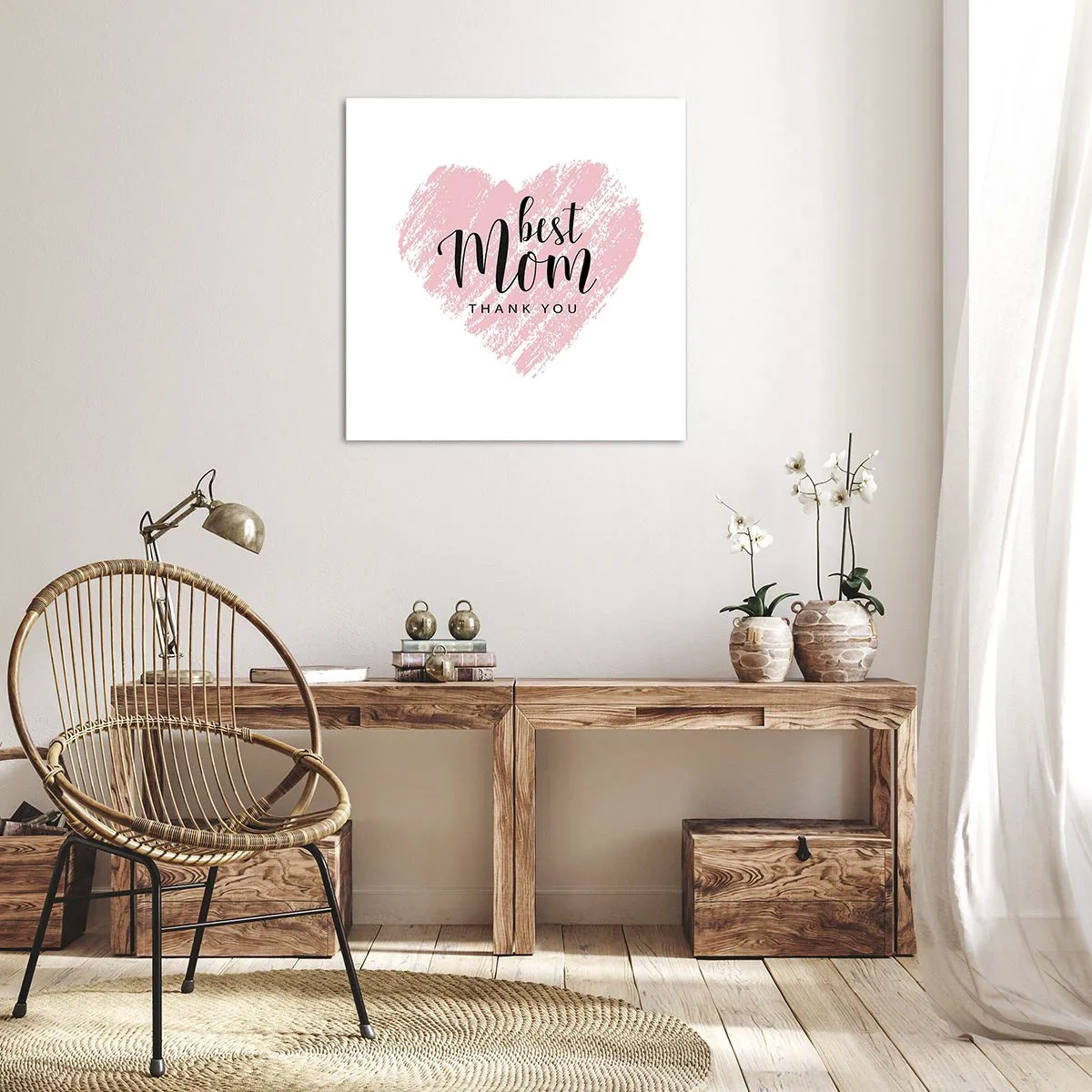 Impression sur toile - Image sur toile - Toujours au bon moment - 60x60 cm