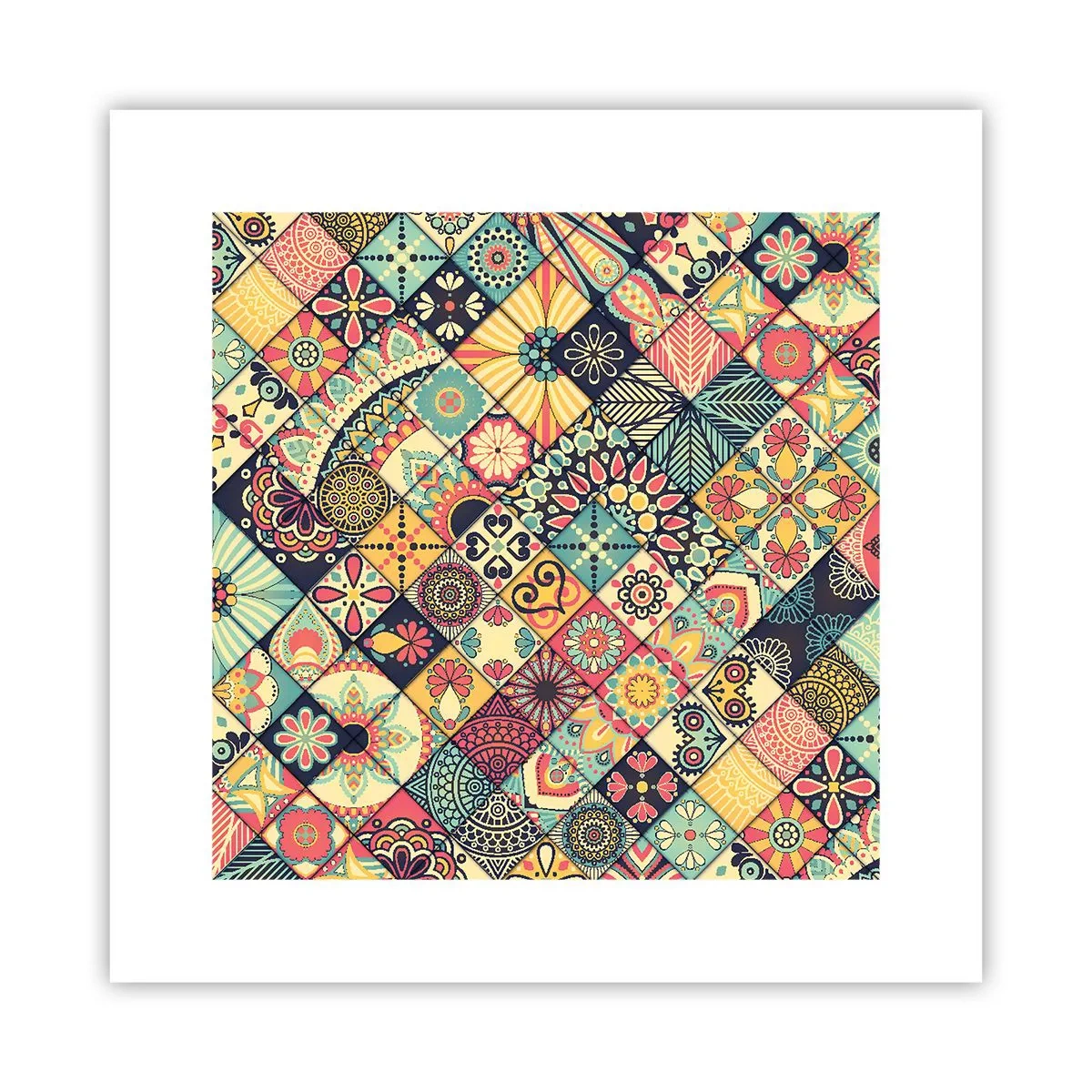 Affiche - Poster - Ambiance marocaine - 30x30 cm
