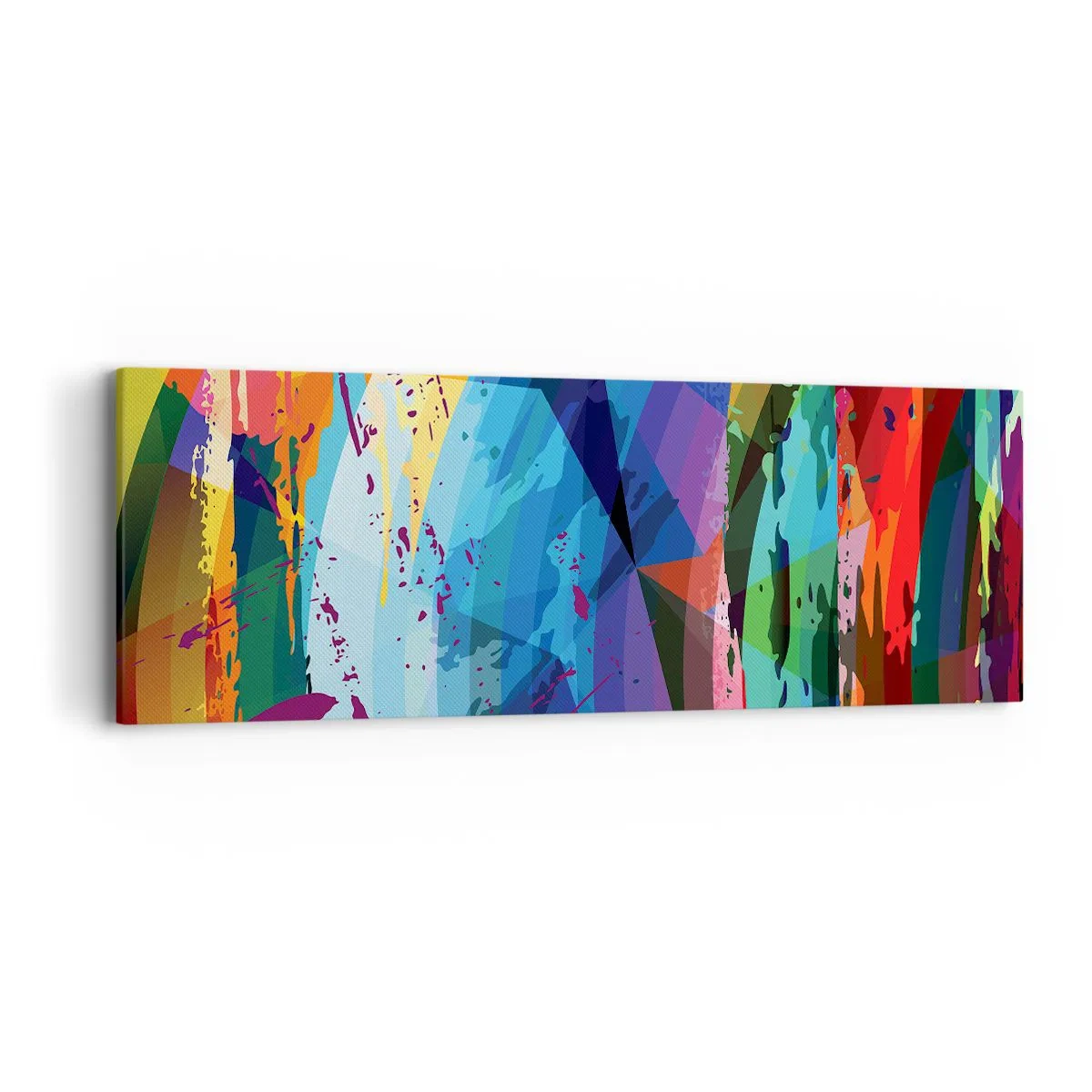 Impression sur toile - Image sur toile - Vertiges colorés - 90x30 cm