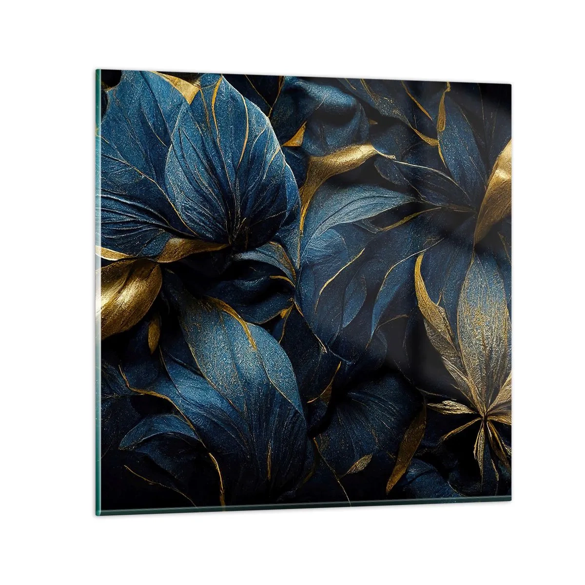 Impression sur verre - Image sur verre - Des dessous dorés - 60x60 cm