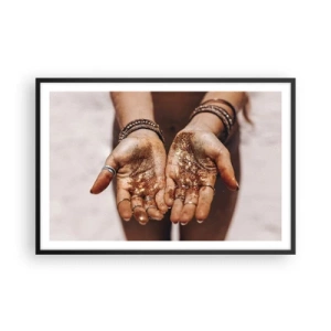 Affiche dans un cadre noir - Poster - Un don pour vous - 91x61 cm