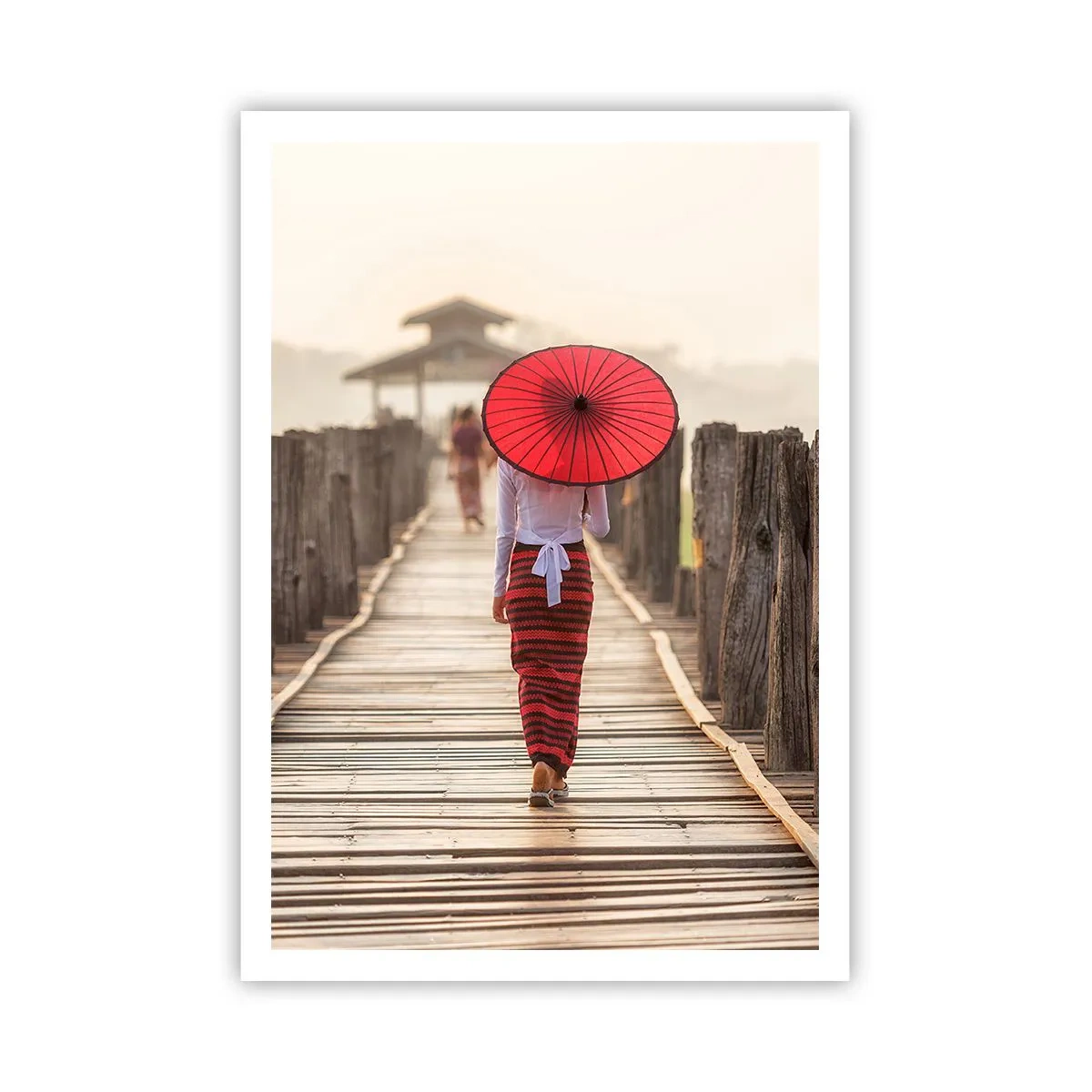 Affiche - Poster - Sur le vieux pont - 70x100 cm