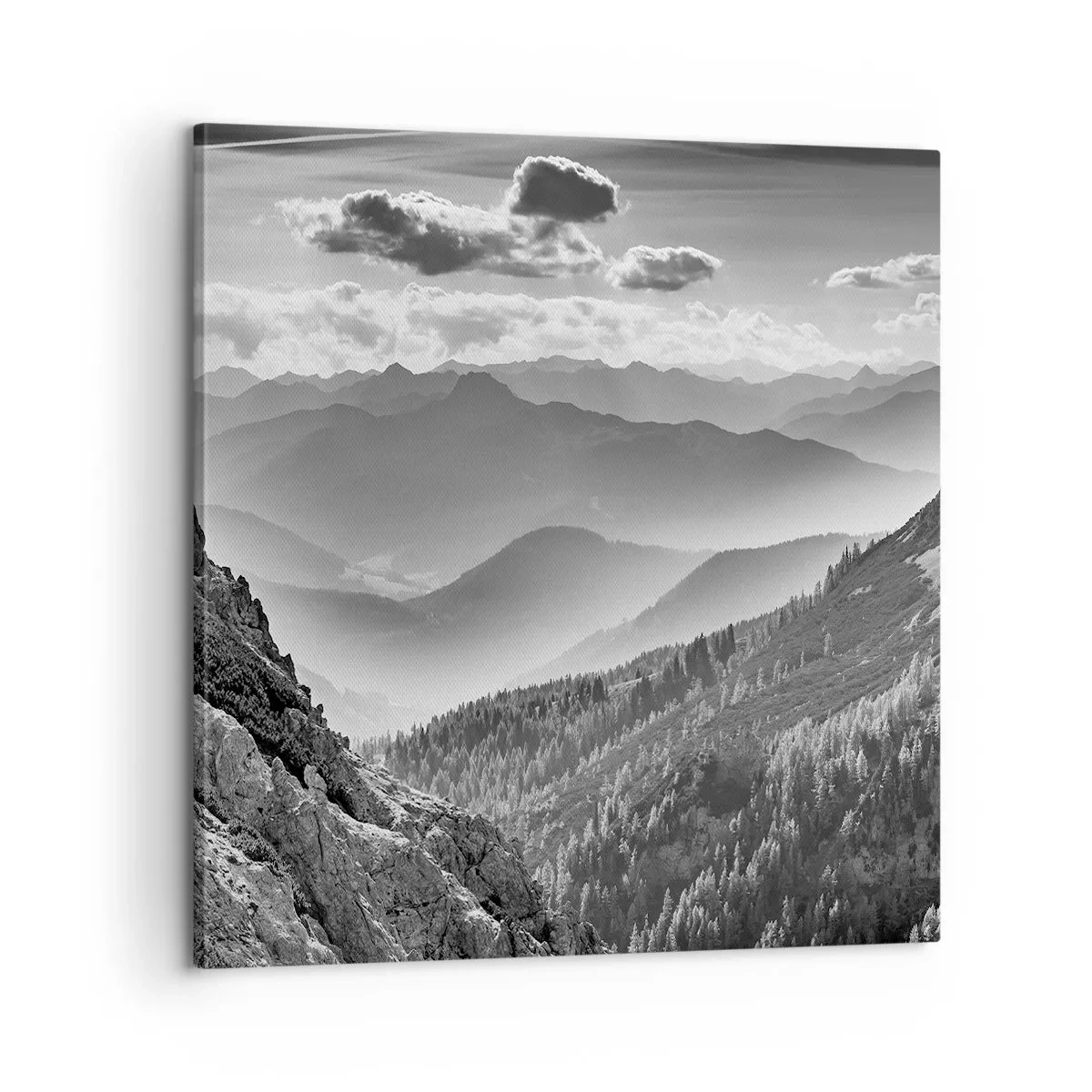 Impression sur toile - Image sur toile - Jusqu'à l'horizon - 60x60 cm