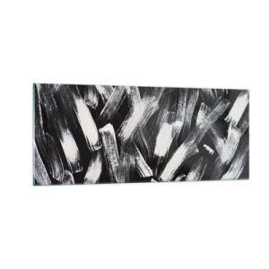 Impression sur verre - Image sur verre - L'abstraction dans l'esprit industriel - 100x40 cm