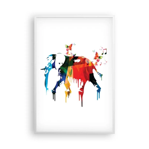 Affiche dans un cadre blanc - Poster - Tout le monde peut danser - 61x91 cm