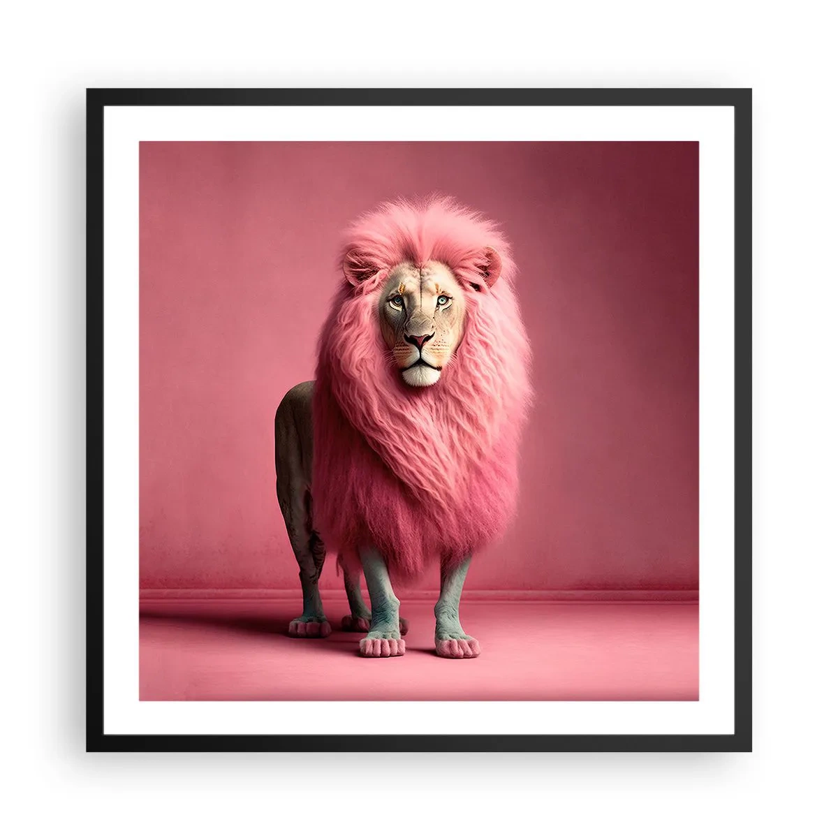 Affiche dans un cadre noir - Poster - Et tu n'as plus peur - 60x60 cm