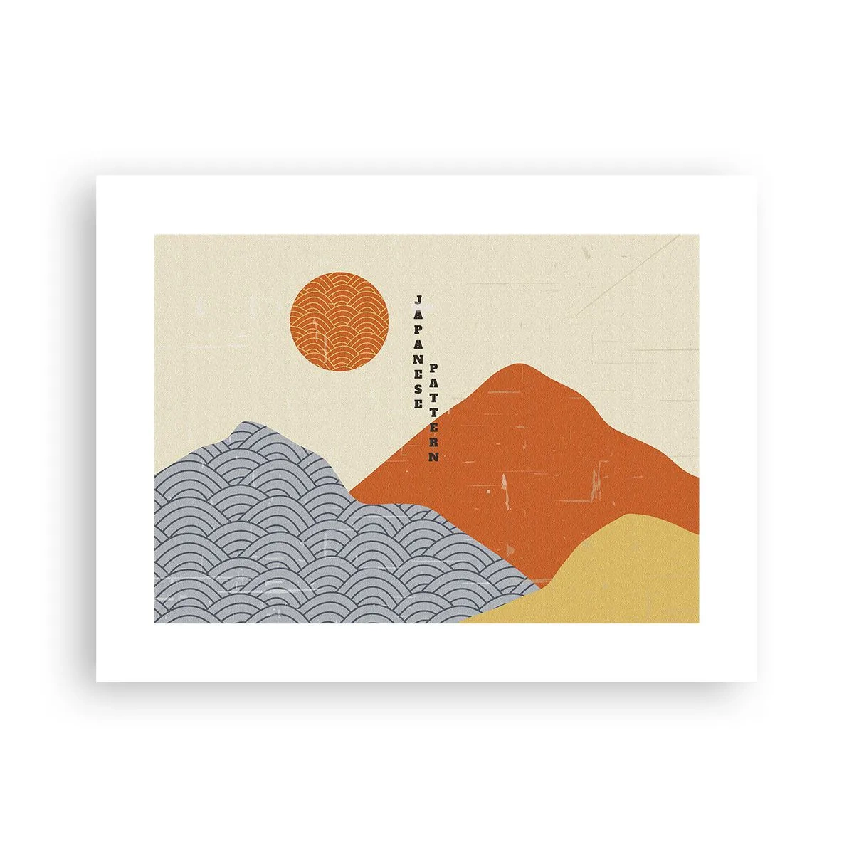 Affiche - Poster - Dans l'esprit japonais - 40x30 cm