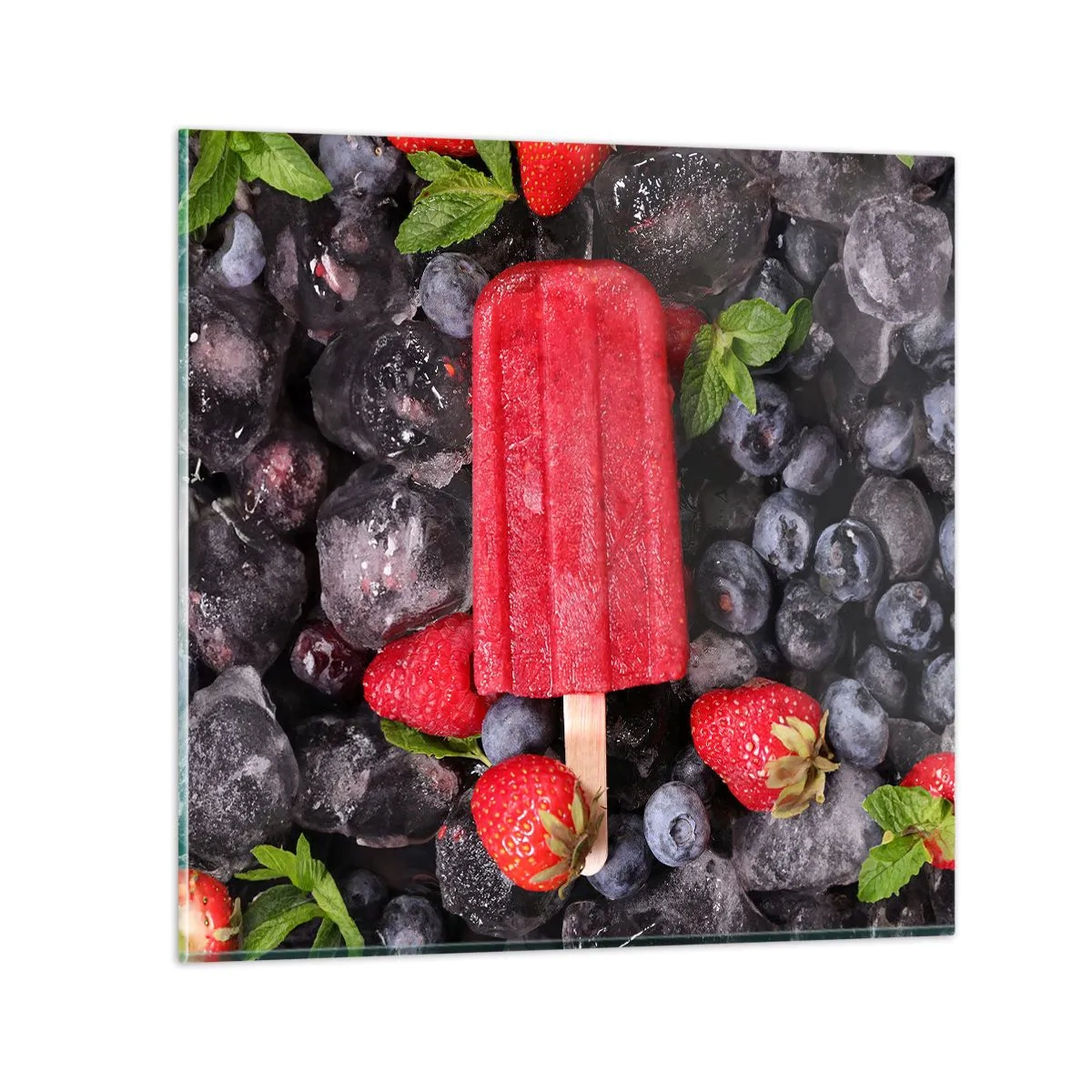 Impression sur verre - Image sur verre - Le goût d’un été chaud - 70x70 cm