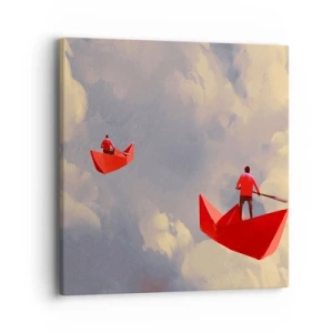 Impression sur toile - Image sur toile - Expédition des Rêveurs - 40x40 cm