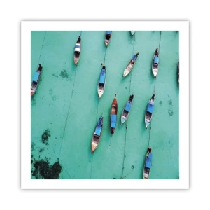 Affiche - Poster - Dans une attente jouyeuse - 60x60 cm