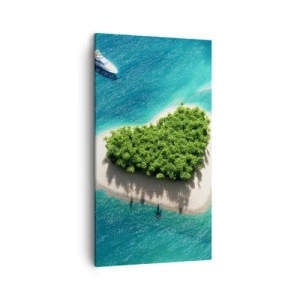 Impression sur toile - Image sur toile - J'aime l'été - 45x80 cm