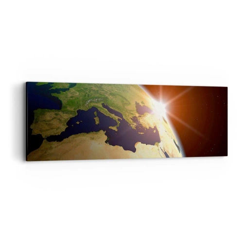 Impression sur toile - Image sur toile - Lever de soleil - 90x30 cm