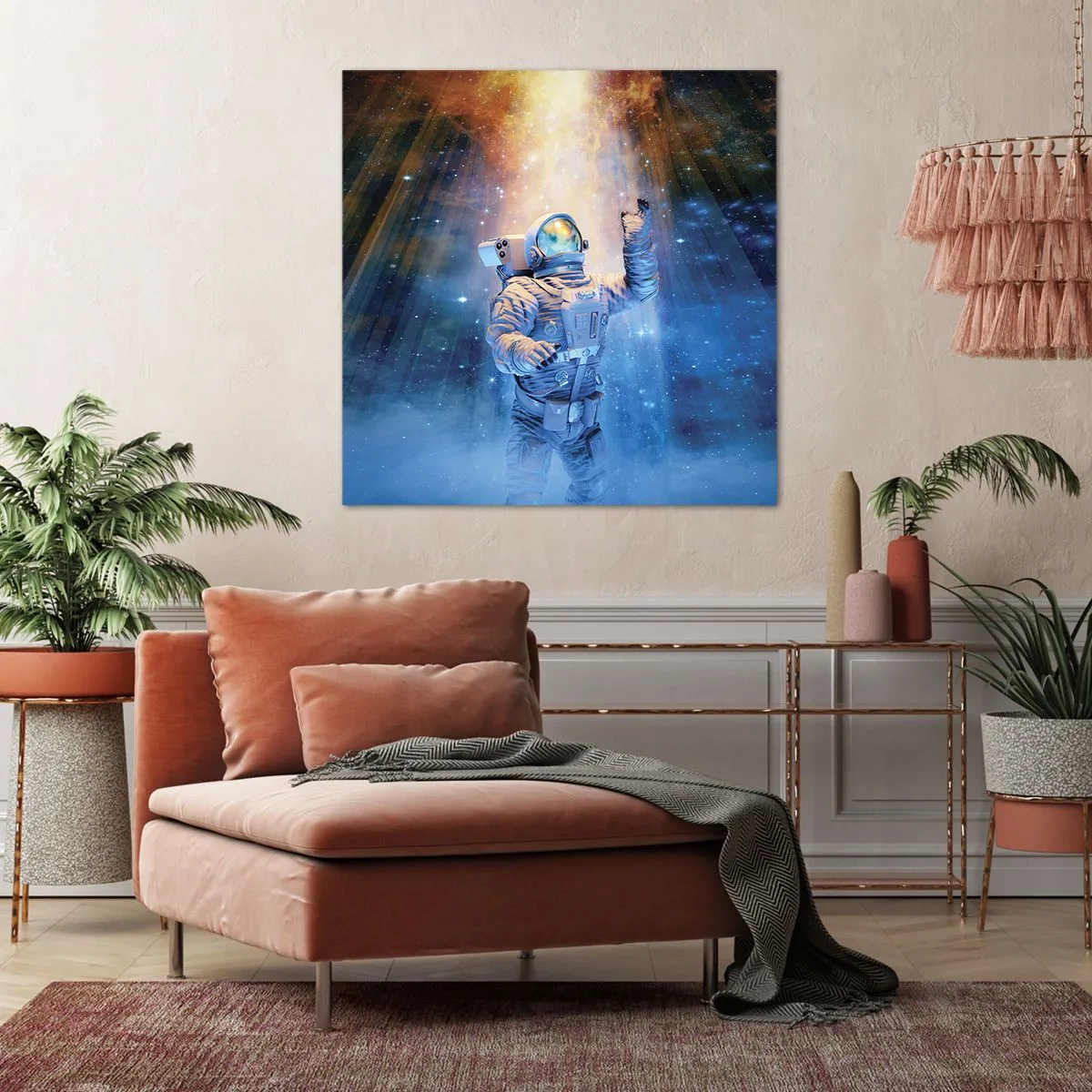 Impression sur toile - Image sur toile - Enfin arrivé - 60x60 cm