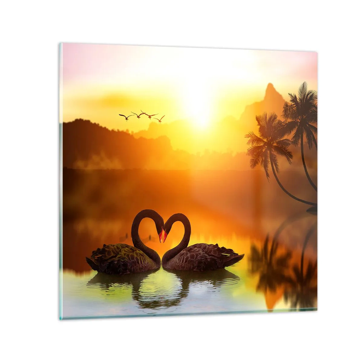 Impression sur verre - Image sur verre - Tout va ensemble - 30x30 cm