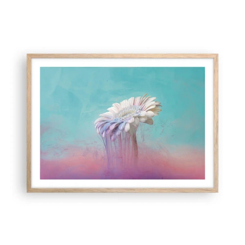 Affiche dans un chêne clair - Poster - Le monde souterrain des fleurs - 70x50 cm