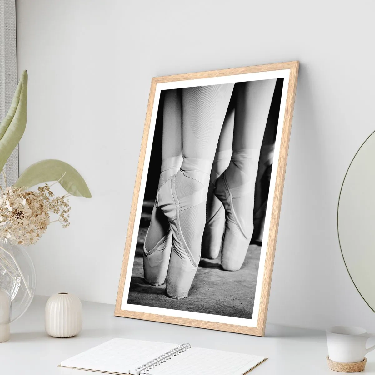 Affiche dans un chêne clair - Poster - Ensemble, simple - 50x70 cm