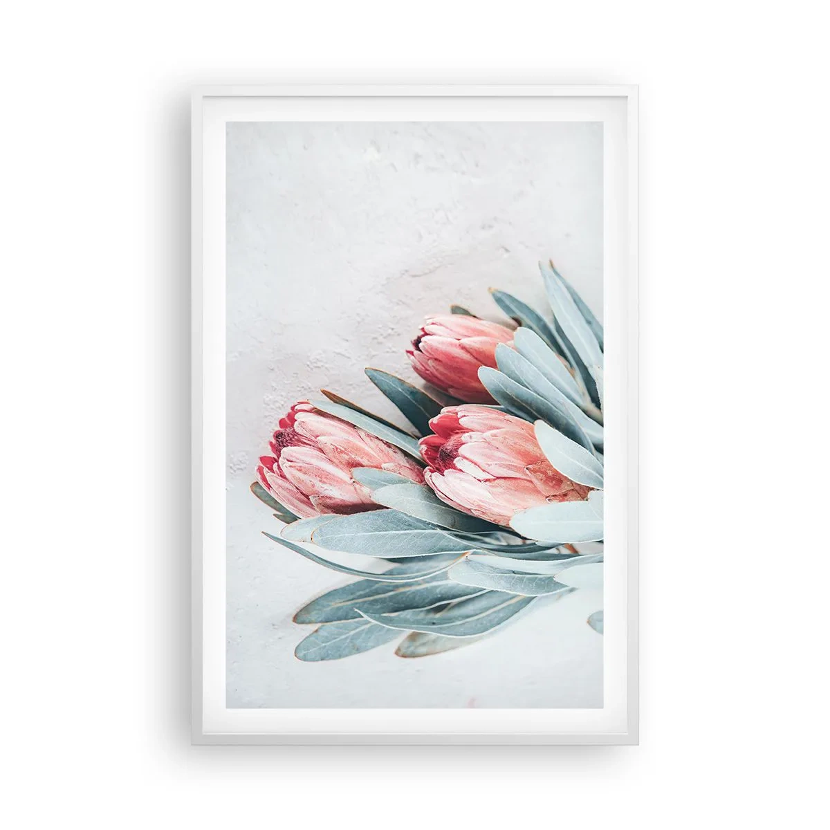 Affiche dans un cadre blanc - Poster - Honte de leur propre beauté - 61x91 cm