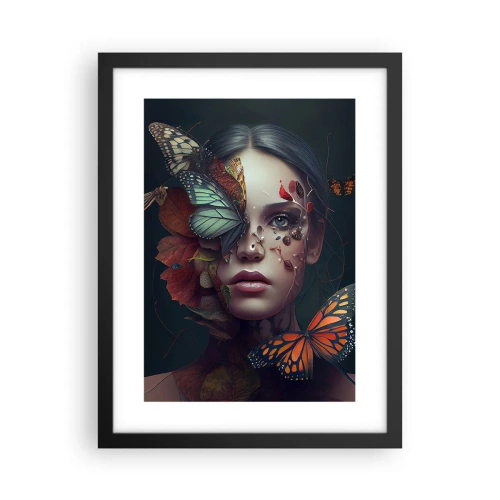 Affiche dans un cadre noir - Poster - Une merveilleuse métamorphose - 30x40 cm
