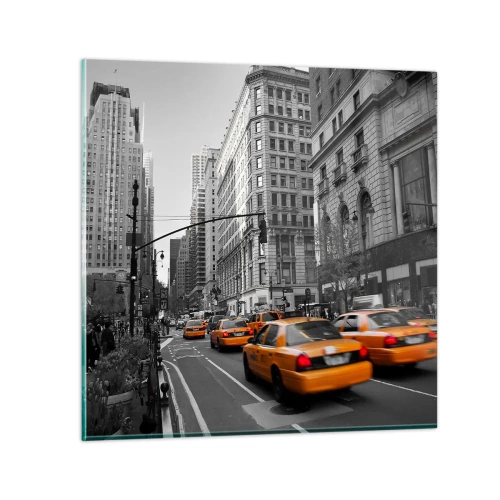 Impression sur verre - Image sur verre - Soleil des grandes villes - 30x30 cm