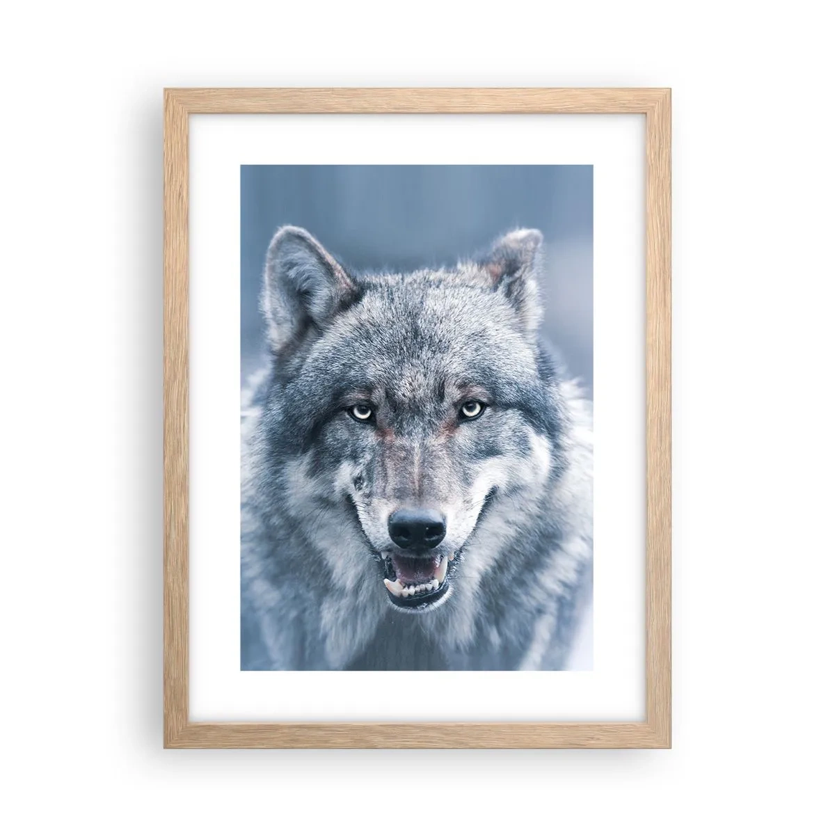 Affiche dans un chêne clair - Poster - Relèverez-vous le défi ? - 30x40 cm