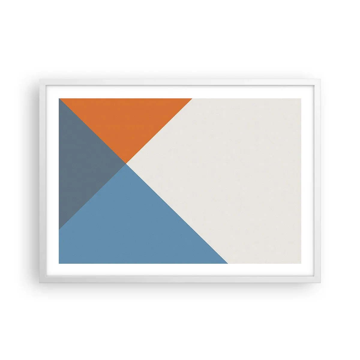 Affiche dans un cadre blanc - Poster - Sous cette angle.... - 70x50 cm