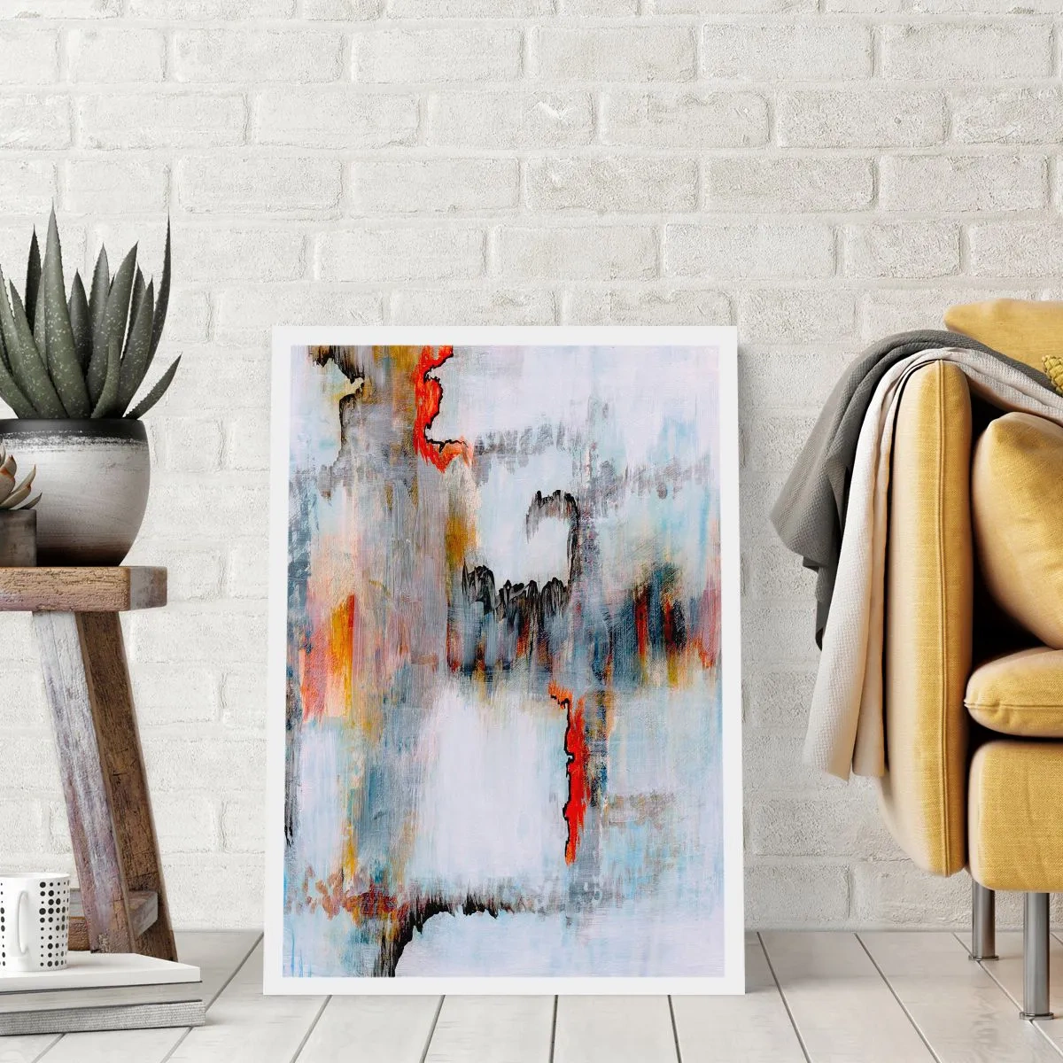 Affiche - Poster - Un bâton sur l'eau - 70x100 cm