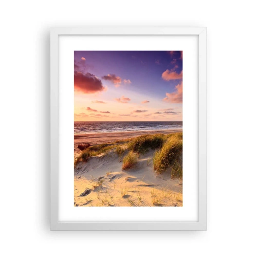 Affiche dans un cadre blanc - Poster - L'air sent déjà l'été - 30x40 cm